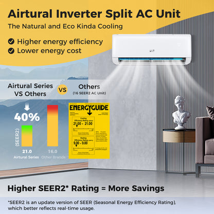 Airtural 18,000 BTU mini split product image 9
