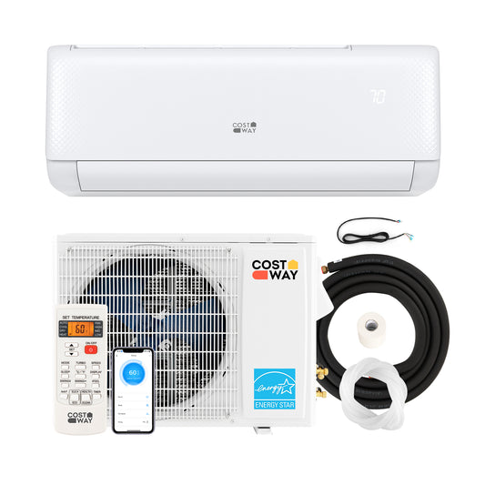 Airtural 24,000 BTU mini split installation kit contents