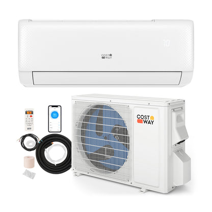 Airtural 9,100 BTU mini split indoor air handler and outdoor condenser