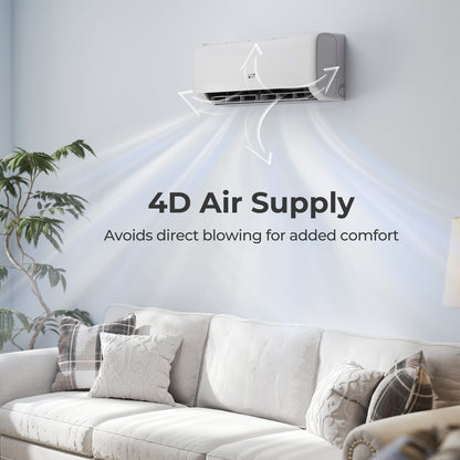 Airtural 9,100 BTU mini split indoor air handler