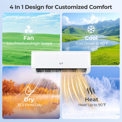 Airtural 9,100 BTU mini split product image 7