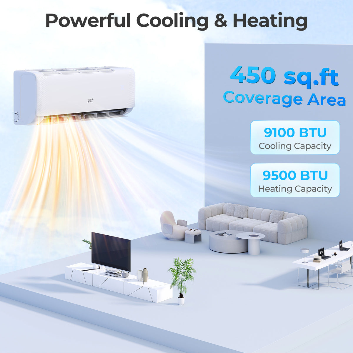 Airtural 9,100 BTU mini split product image 8