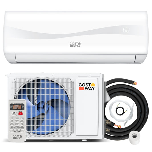 Blast 24,000 BTU mini split installation kit contents