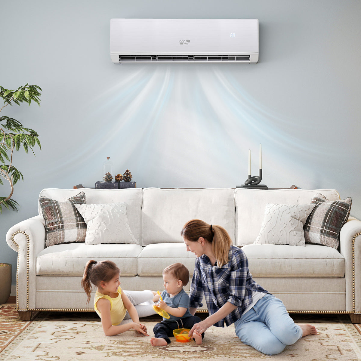 SEERXtreme 18,000 BTU mini split installed in a room