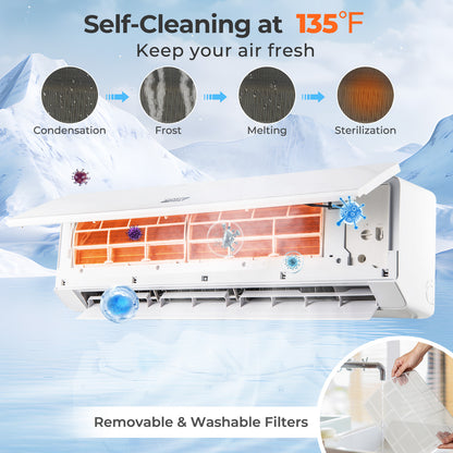 SEERXtreme 24,000 BTU mini split indoor air handler